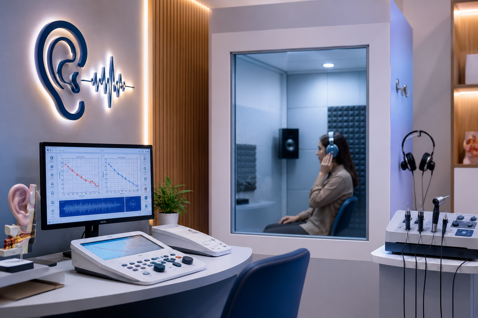 Advanced hearing evaluation at Hear N Say Clinic